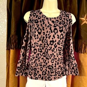 Pursuing Perfection Open Shoulder Blouse Top